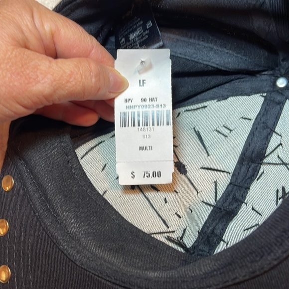 NWT hat Europe Metal Punk Baseball Caps Rivets Hip Hop Cap Snapback Caps Hat - Picture 4 of 6